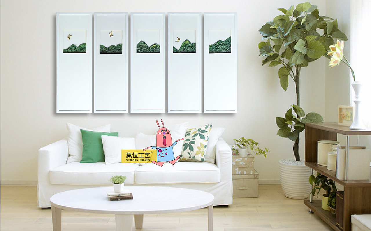 集恒工艺#实物画#装饰画#