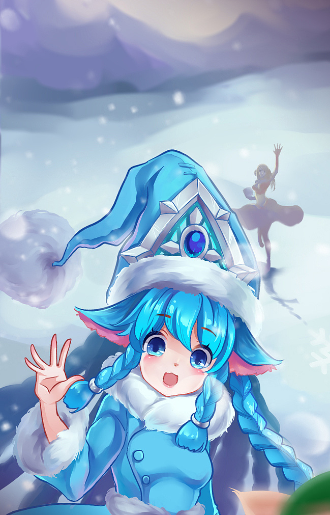 一波冰雪节插画