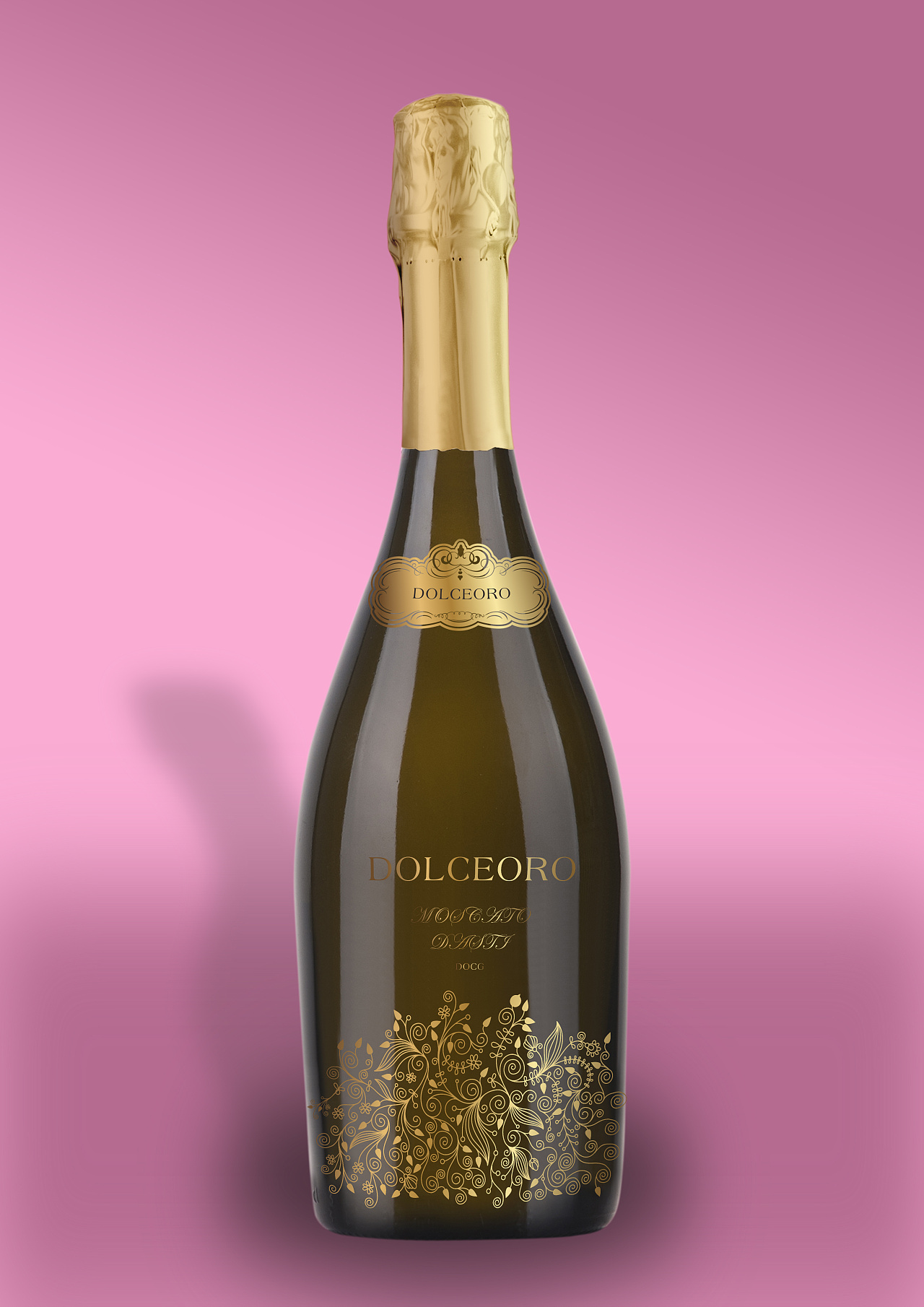 起泡酒酒标设计