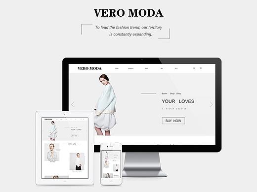 原创Vero moda电商官网设计