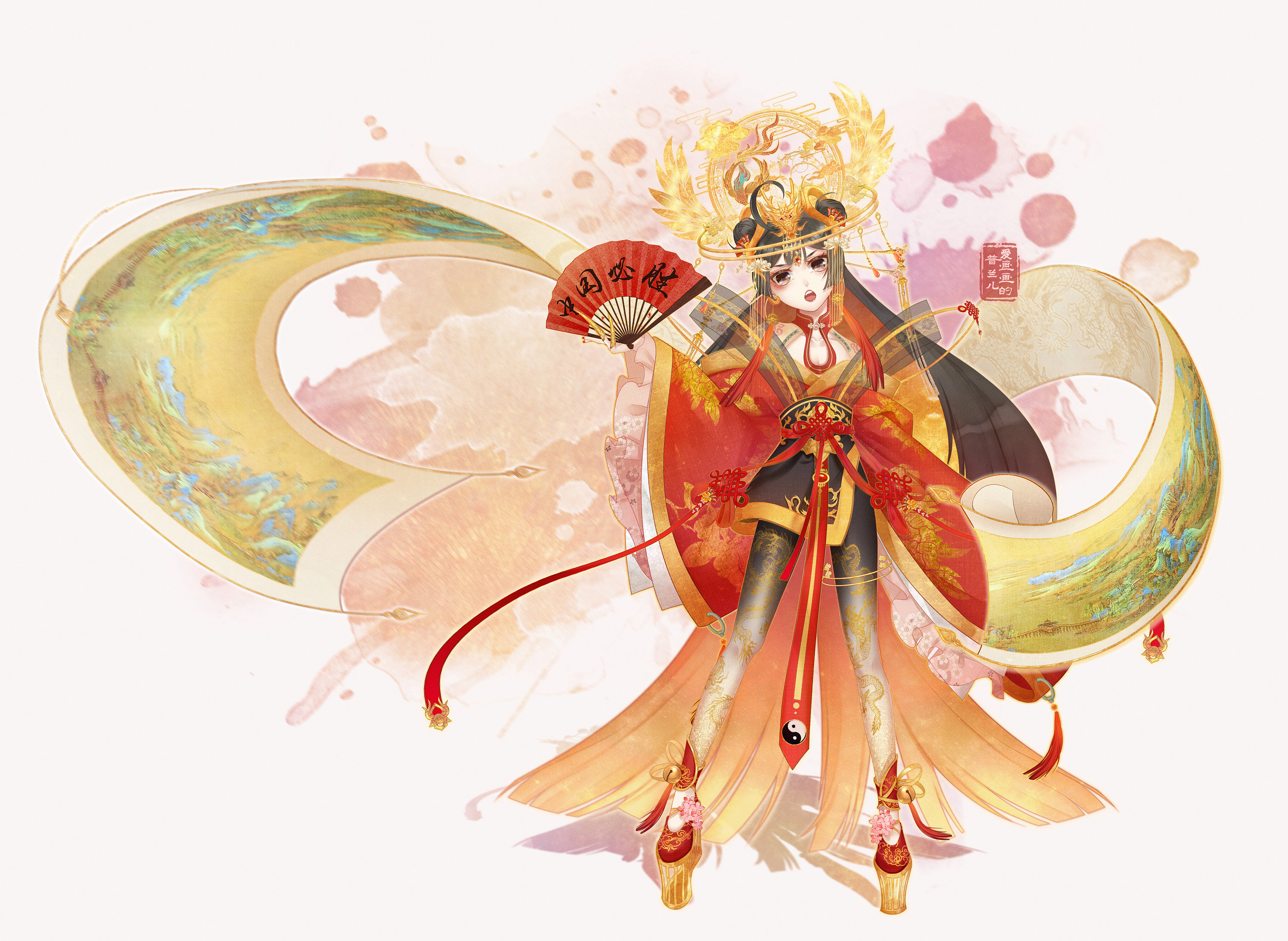 中华一姐为武汉加油,cv周一菡,画师普兰儿