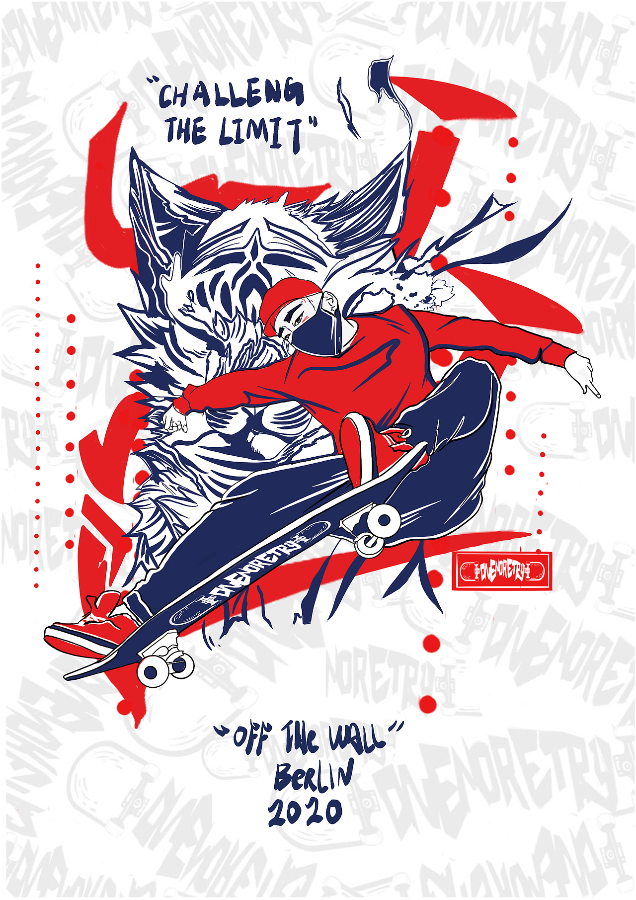 “不止滑板”（图ZMjUyMTg4MzI0） - 创作习作 - 站酷设计师小刘SHU唐僧原创素材 - 站酷ZCOOL