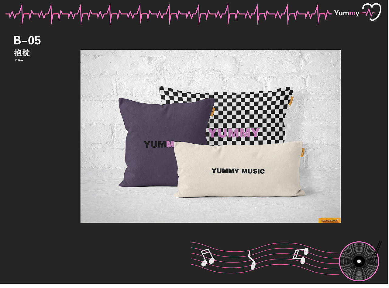 Yummy音乐公司VIS视觉系统识别手册（图ZMjY5Mjk0MDQ0） - 其他UI - 站酷设计师阿柴的小胖橘原创素材 - 站酷ZCOOL