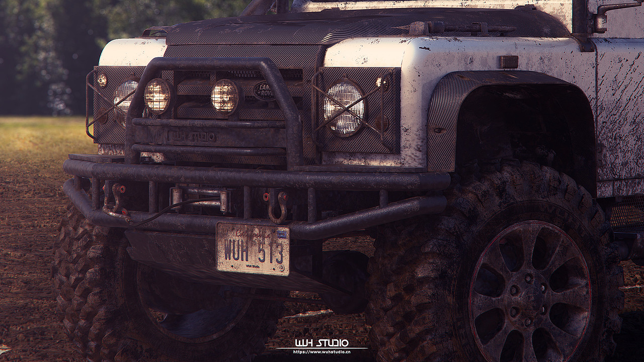 Land Rover Defender 90 路虎卫士(图ZNTA5ODc0ODQ=) - 机械/交通 - 站酷设计师_WUH_原创素材 - 站酷ZCOOL