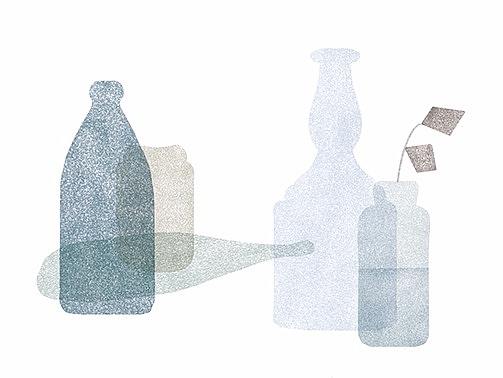 冷淡高级风透明灰插画 30张 简约明信片《灰调主义》