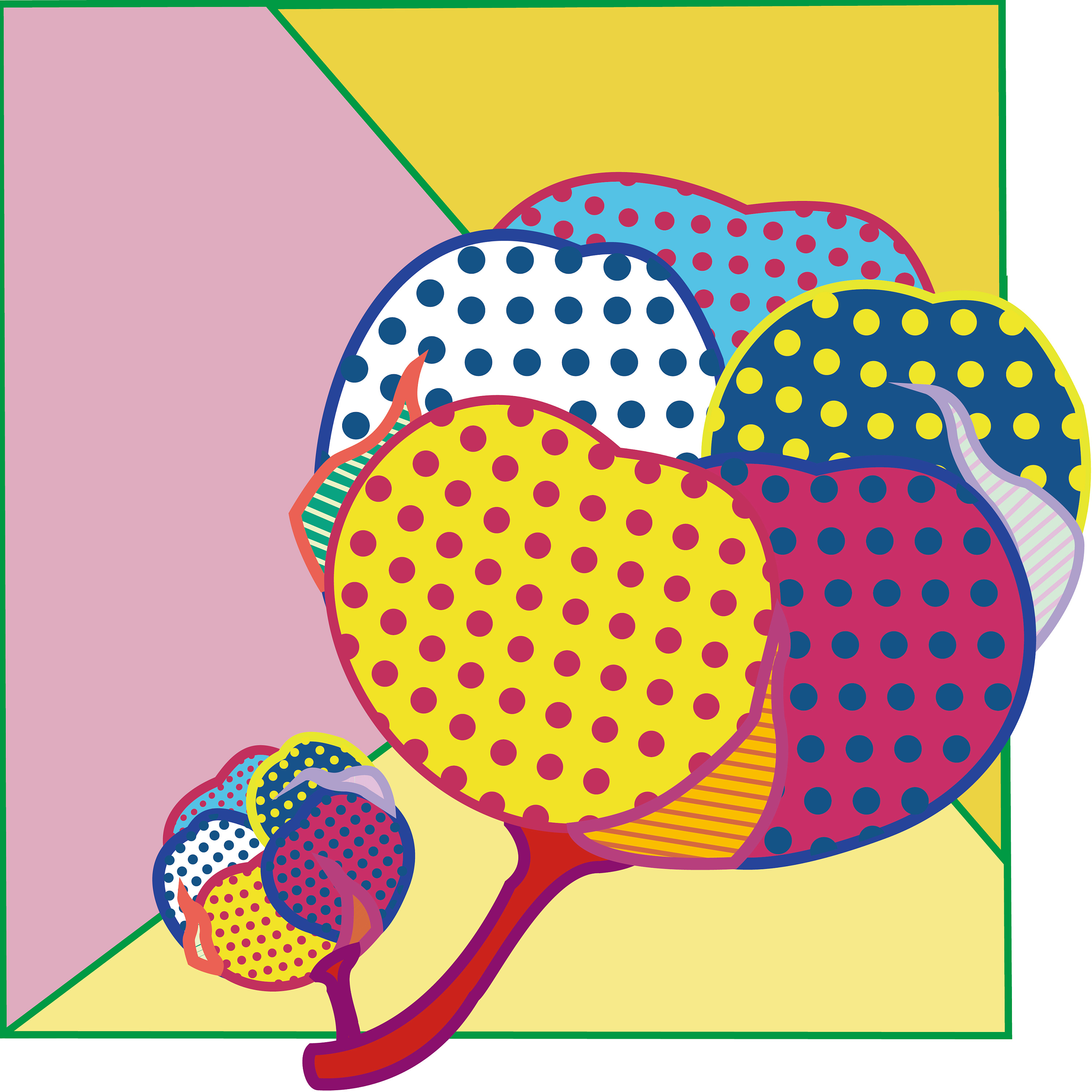 有机棉的大波点艺术|平面|图案|小橘88 - 原创作品 - 站酷 (zcool)