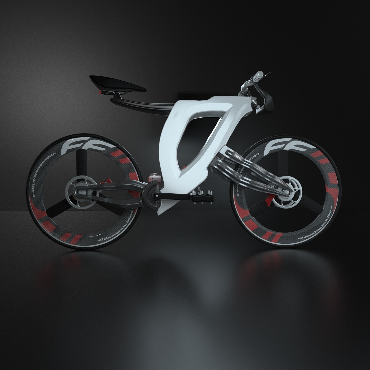 c4d自行车建模|三维|机械/交通|归园田居张佳颖 - 临摹作品 - 站酷 (z