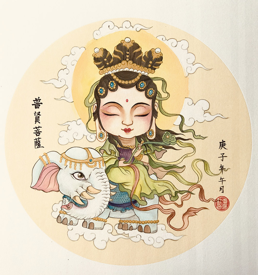 西游记人物谱q版西天