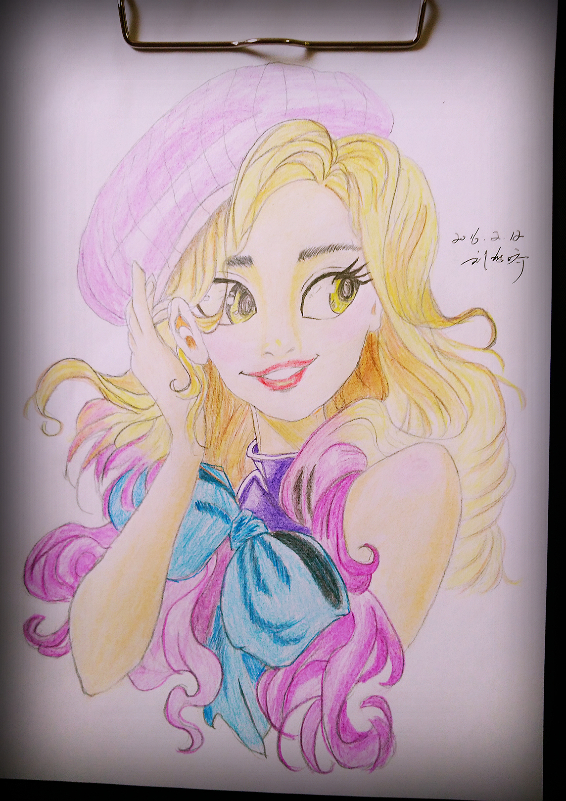 在家不逛淘宝,不看电视剧的时候,画画最能打发时间,几个小时,咻咻咻就