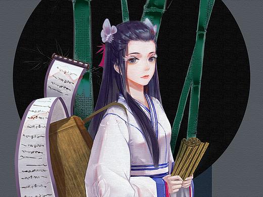 古風(fēng)小姐姐插畫（個(gè)人主頁-ZNDMyNDk4MTY=） - 創(chuàng)作習(xí)作 - 站酷設(shè)計(jì)師變化是好事原創(chuàng)素材 - 站酷ZCOOL