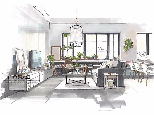 【集尤客手绘作品分享】室内家居空间•手绘表达｜郭昆