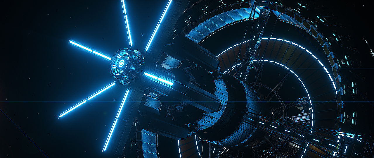 练习领航员2号国际空间站c4d