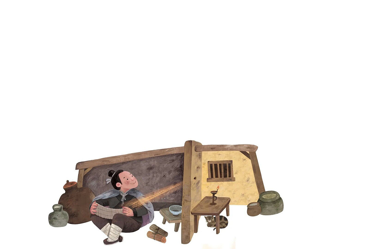 历史成语故事|《凿壁偷光》