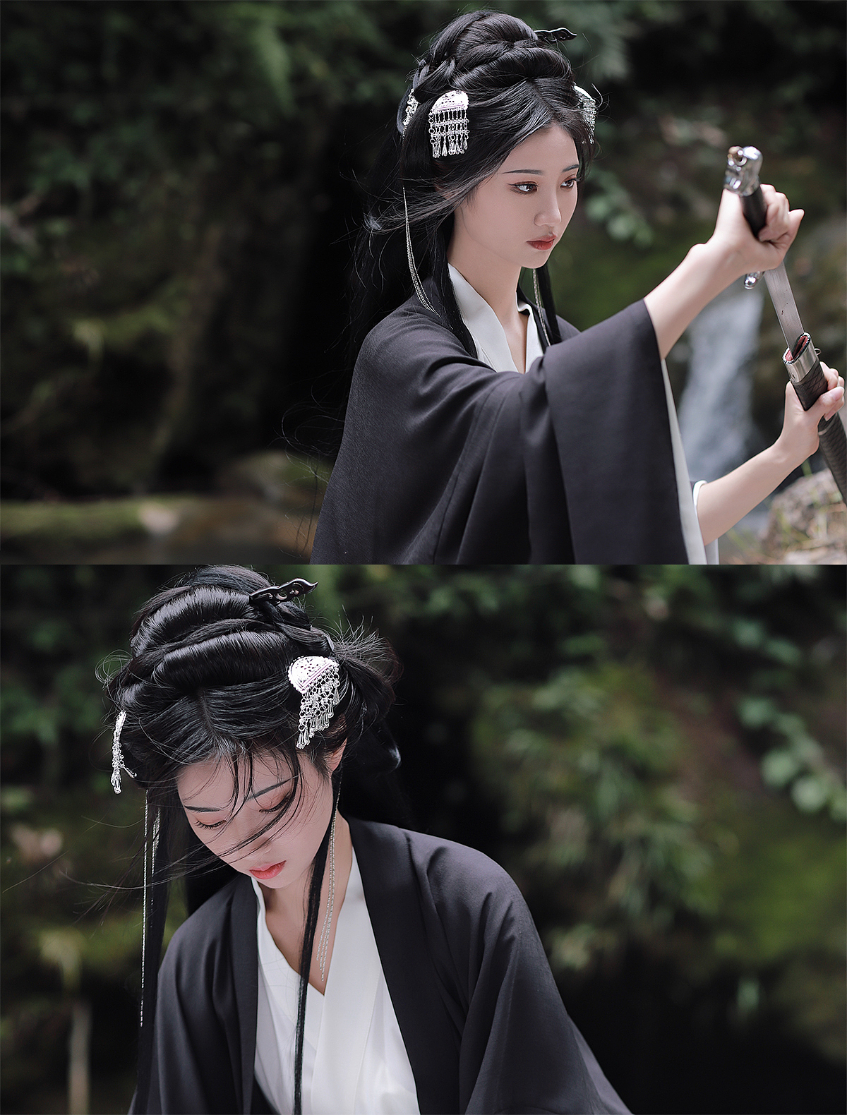 青城山清冷汉服写真