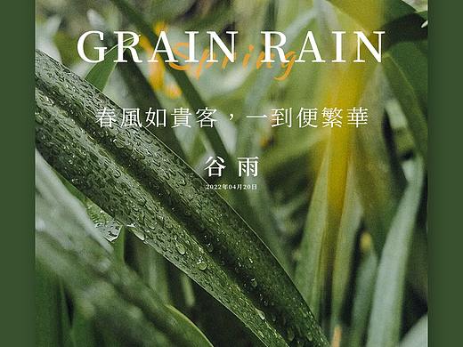 谷雨海報（個人主頁-ZNTg5NTUzMjQ=） - 海報 - 站酷設計師金金金不熬夜原創(chuàng)素材 - 站酷ZCOOL