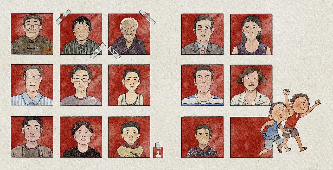 毕设绘本《村子里的四季》这边也丢丢