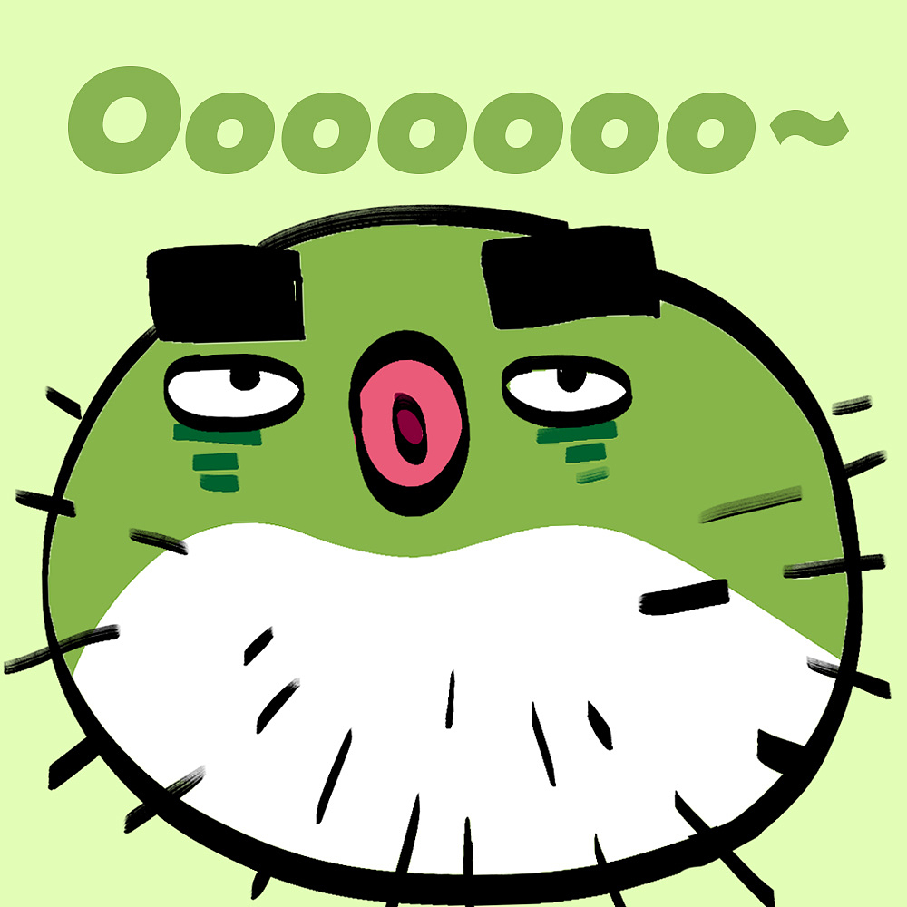 ip设计厚唇河豚炸炸