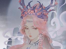 我曾踏月而来，只因你在山中。