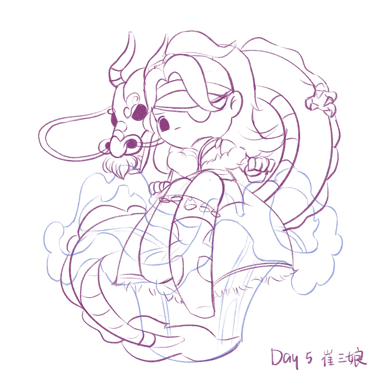 永劫无间女性q版角色一览|插画|创作习作|一只野居 - 原创作品 - 站酷