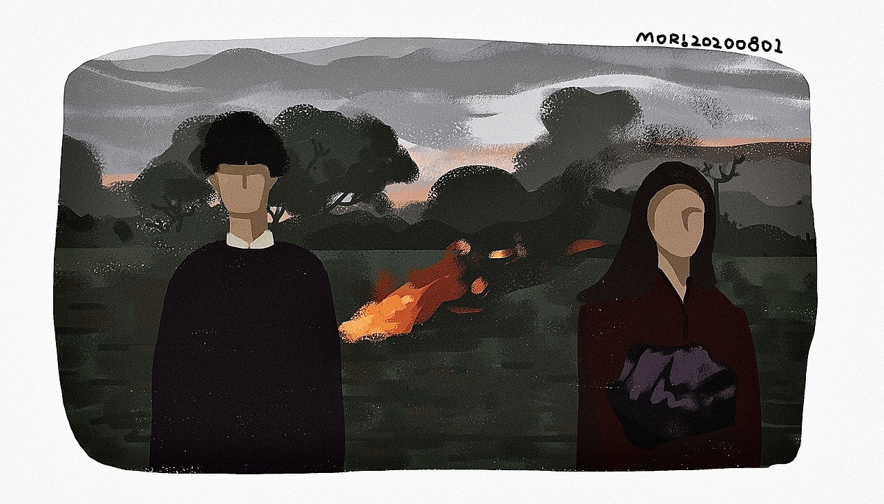 電視劇截圖插畫練習(xí) | 每日速涂（圖ZMjIwMDY3Mzky） - 創(chuàng)作習(xí)作 - 站酷設(shè)計師酒釀mori原創(chuàng)素材 - 站酷ZCOOL