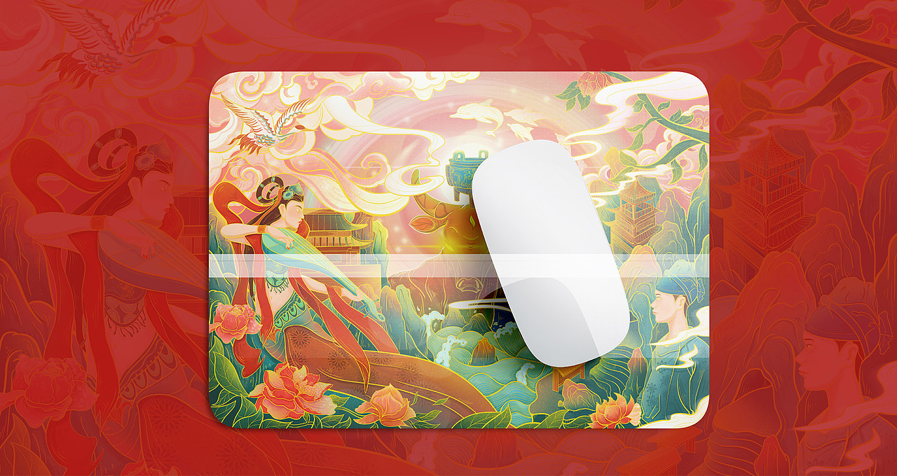 铜牛梦影·吟诵铜陵（图ZMjg0NjQwMDgw） - 商业插画 - 站酷设计师阿彭彭原创素材 - 站酷ZCOOL