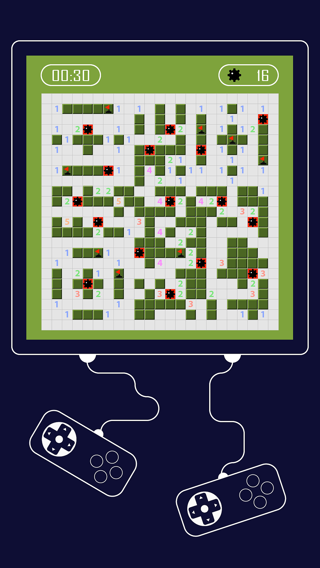 扫雷风格二维码