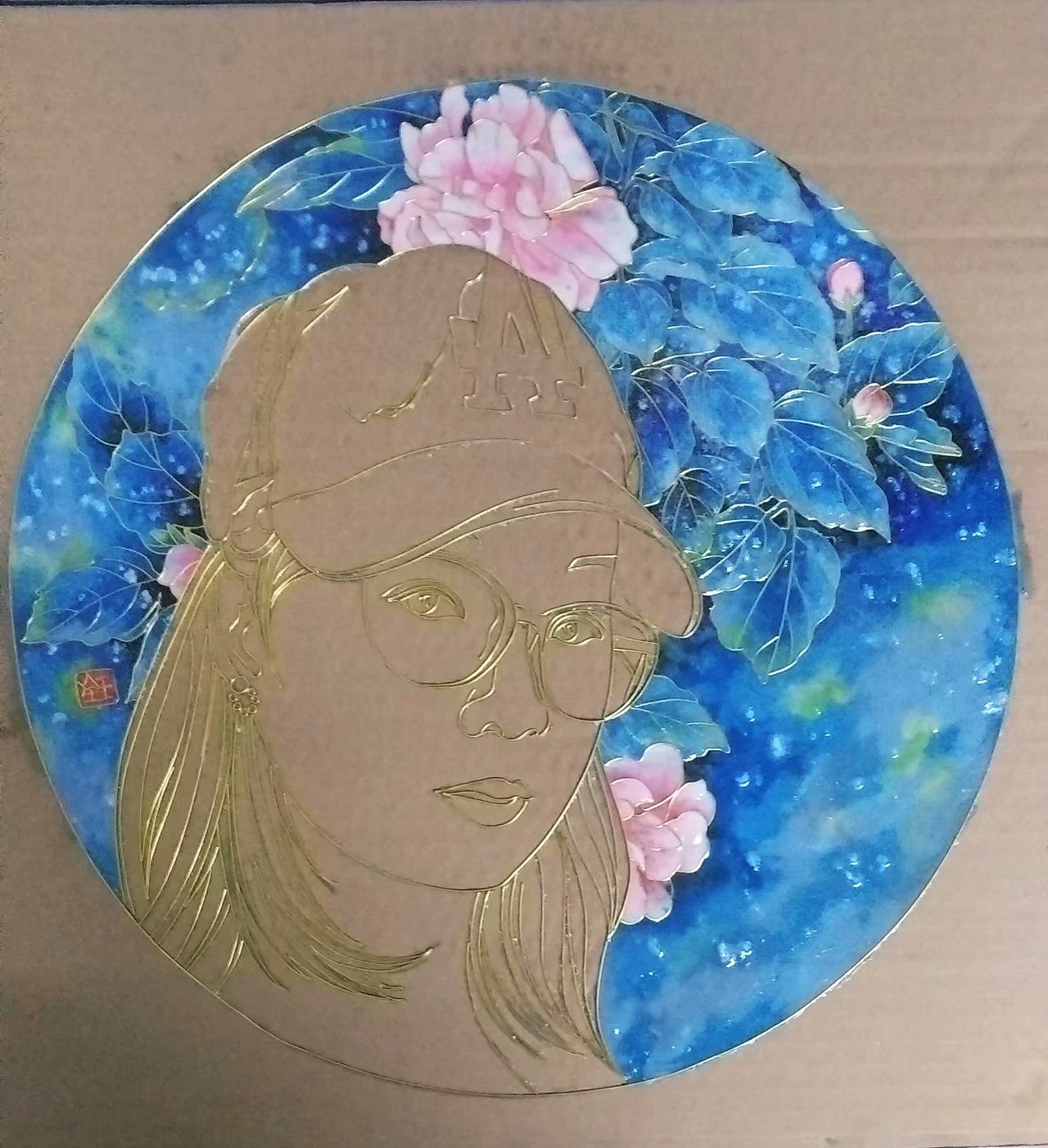 小试牛刀（景泰蓝工艺画）