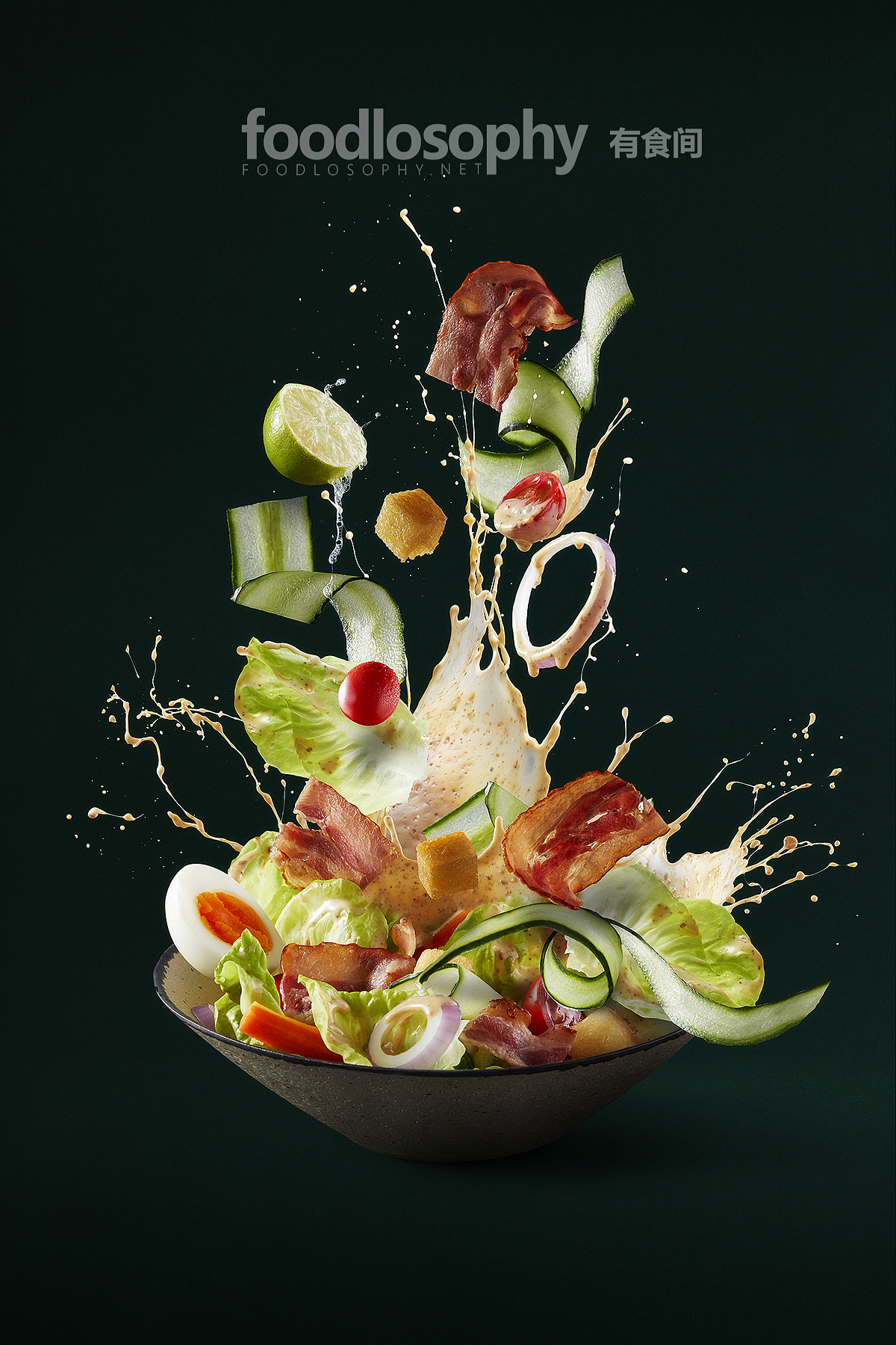 有食间｜菜品飞溅动态效果海报拍摄
