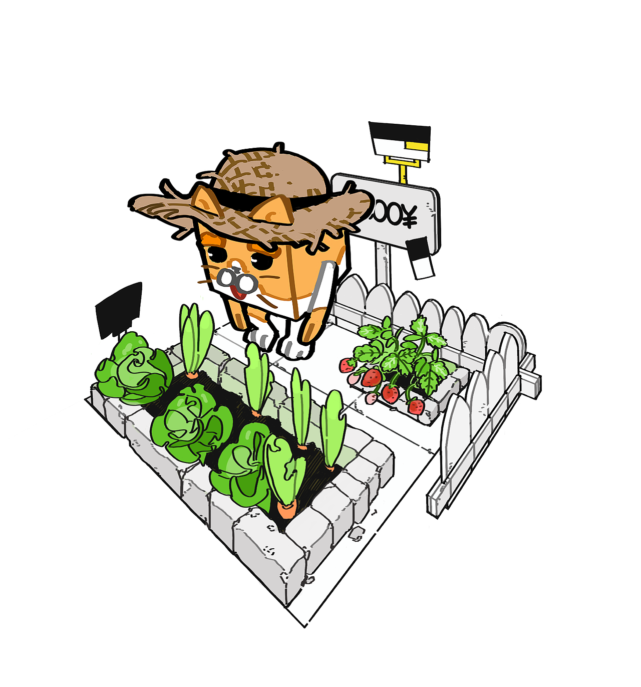 ｜IP场景延展｜原创IP｜场景插画｜表情包