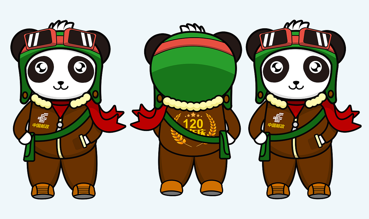 邮政120周年庆吉祥物|平面|ip形象|voitto_原创作品-站酷zcool