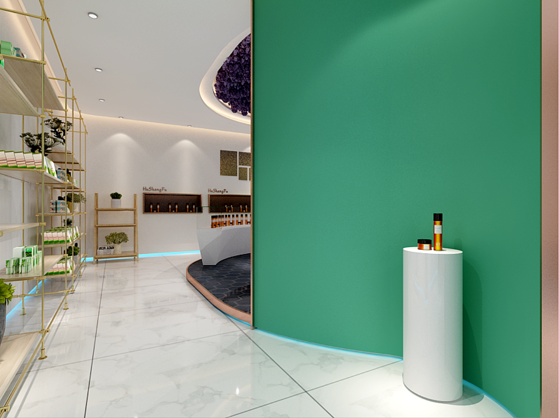 斛生福系列产品零售门店空间设计