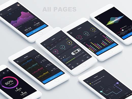 一款概念性的运动类APP