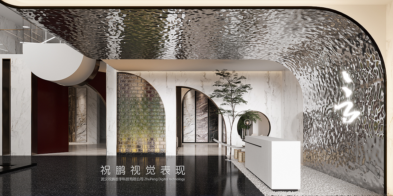 现代展厅合集（图ZMjUxODU4NDM2） - 展陈设计 - 站酷设计师祝鹏视觉表现原创素材 - 站酷ZCOOL