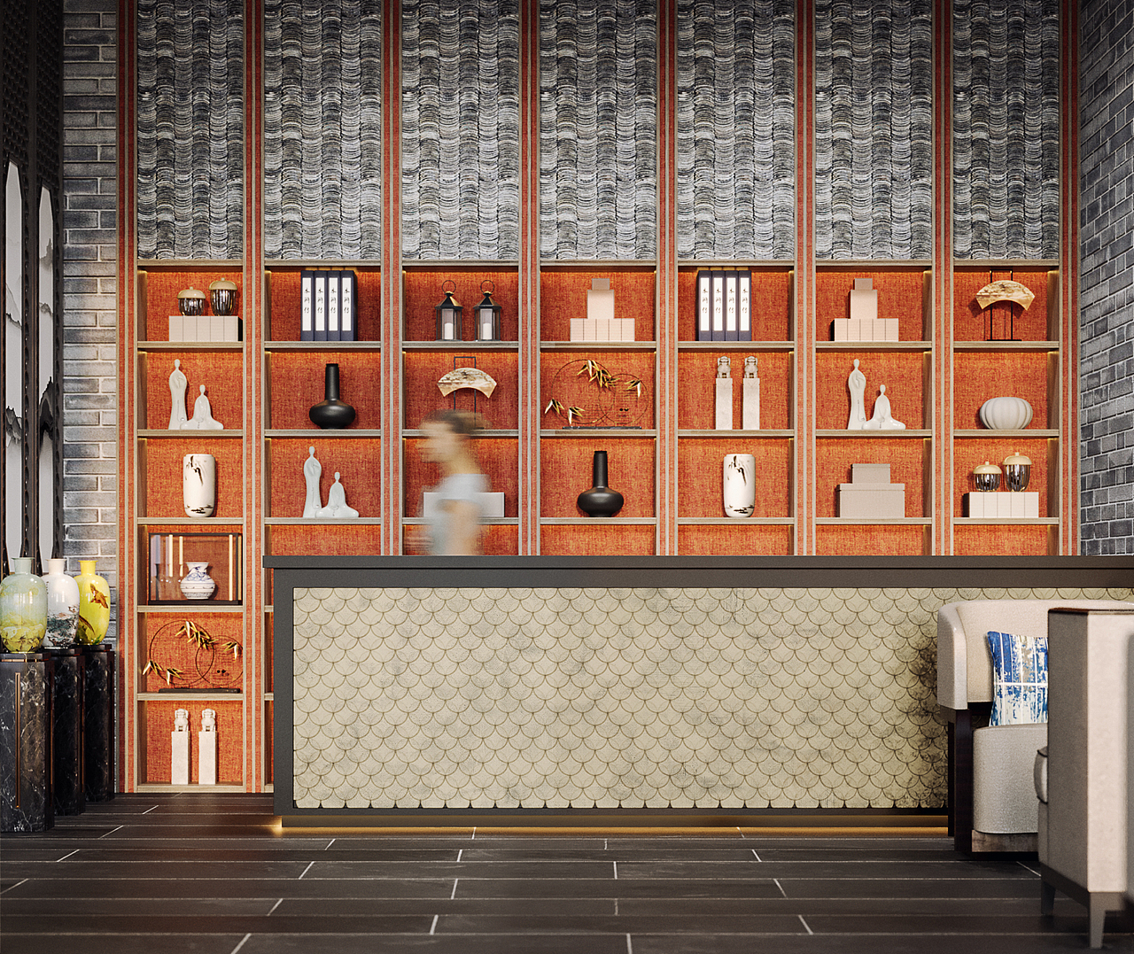 第一缕阳光丨售楼部（图ZMjk1NDQ1NzM2） - 商业空间设计 - 站酷设计师旧是远方原创素材 - 站酷ZCOOL