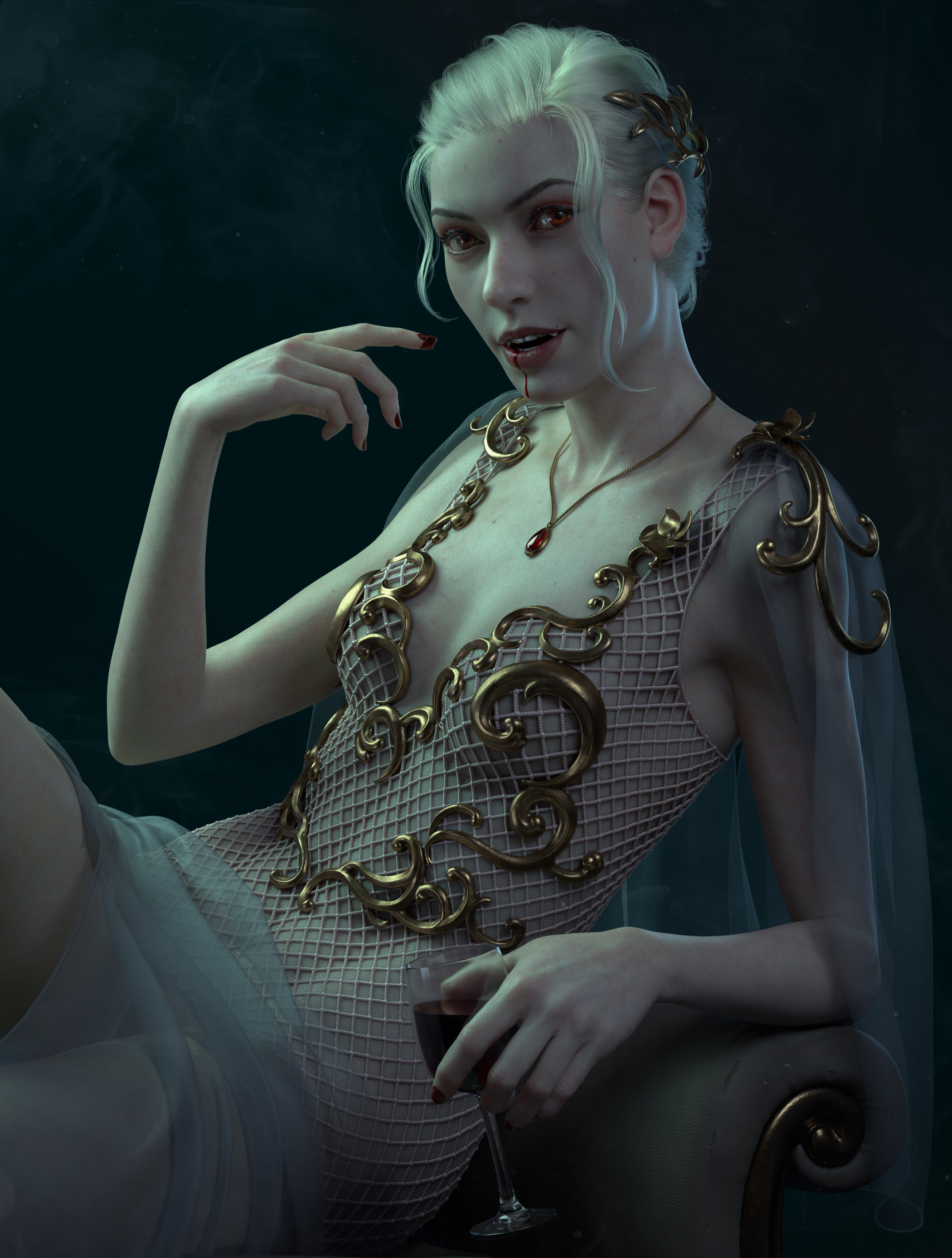 吸血鬼公主|三维|人物\/生物|huang_lvbo - 原创作品 - 站酷 (ZCOOL)