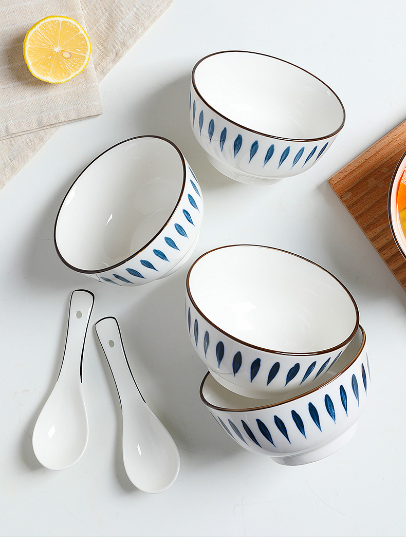 厨房陶瓷日式餐具饭碗套装× 静物拍摄 | 电商产品摄影