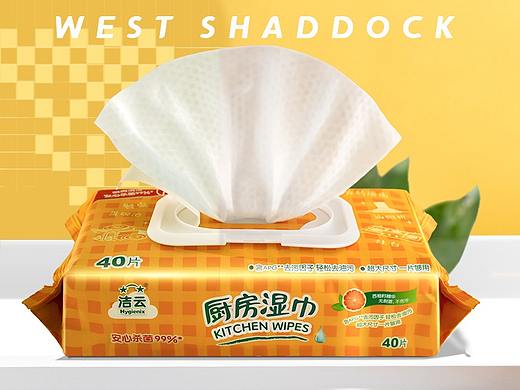 电商产品主图-厨房湿巾