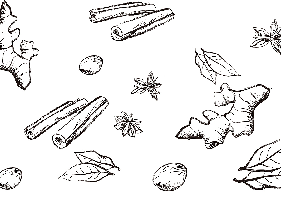 蓮花 味精、鹵料 插畫（圖ZMzI1NzIyMjA=） - 商業(yè)插畫 - 站酷設(shè)計師MiyaS彌雅原創(chuàng)素材 - 站酷ZCOOL