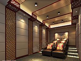 影音室中式装修效果图