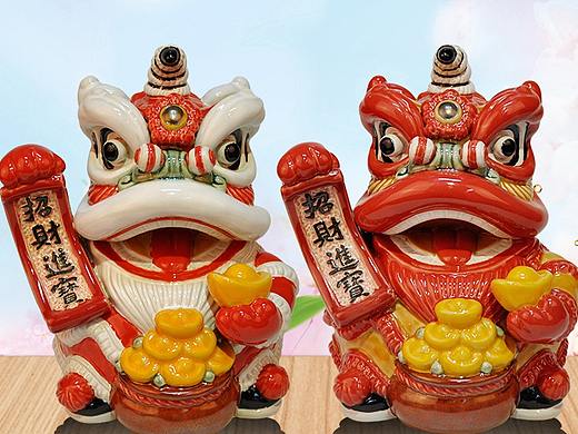 中国风 招财狮（个人主页-ZNDEyNzMxMzI=） - 电商 - 站酷设计师Flvoxetine原创素材 - 站酷ZCOOL