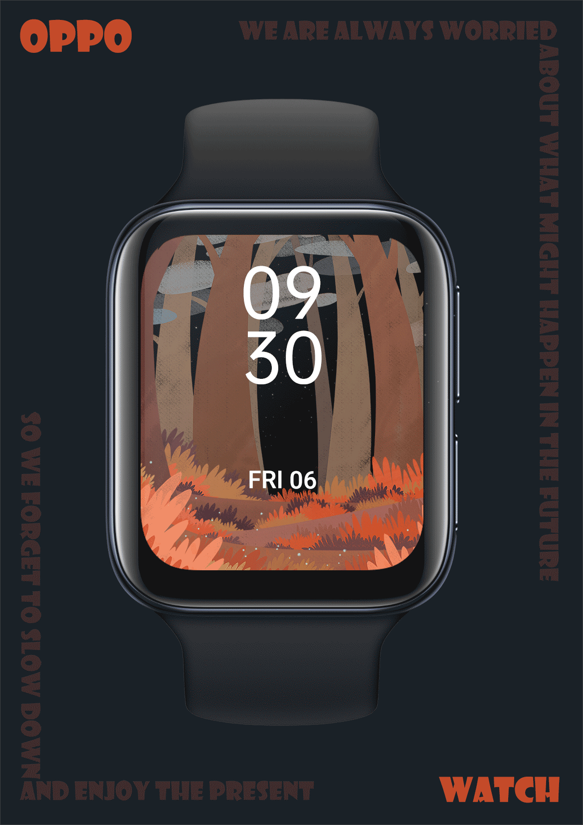 OPPO Watch表盘创意设计（图ZMjU2MzA0Mjcy） - 商业插画 - 站酷设计师oRETRYo原创素材 - 站酷ZCOOL