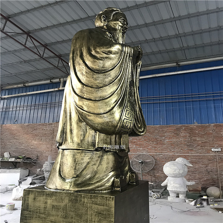 玻璃鋼孔子雕像 仿銅人物雕塑 營(yíng)造校園學(xué)習(xí)氛圍（圖ZMjEwMjE2Nzc2） - 雕塑 - 站酷設(shè)計(jì)師佛山名圖雕塑原創(chuàng)素材 - 站酷ZCOOL