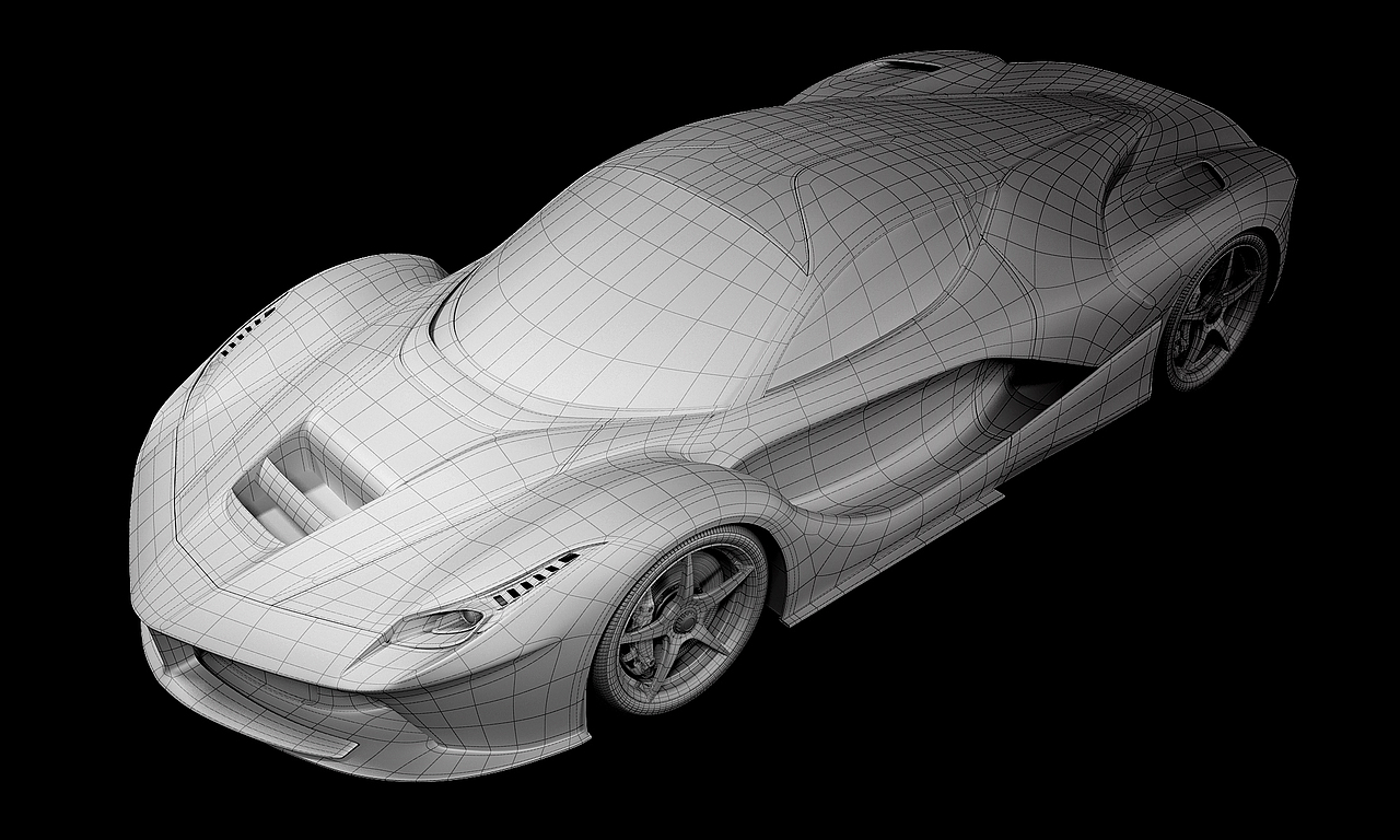 建模建到一半时给朋友看装B用的。其实自己意识到很多问题，毕竟跟网上的前辈布线相差甚远。。