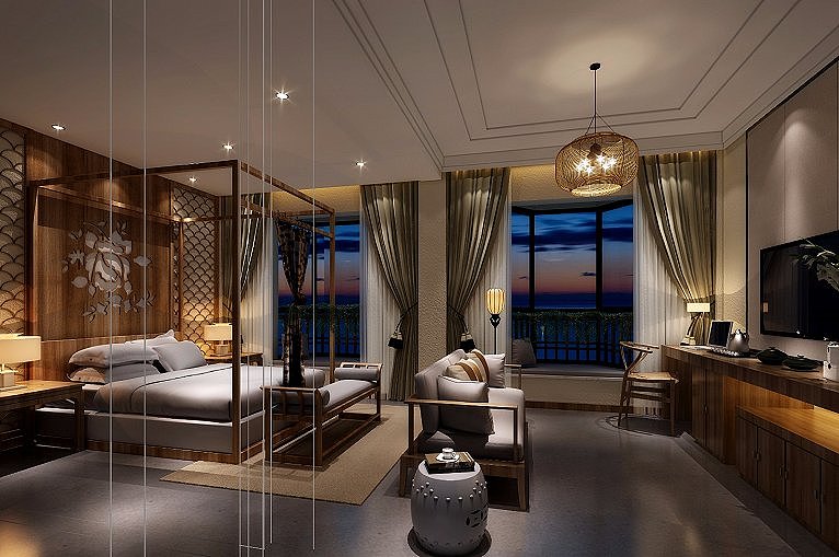 丽水民宿装修设计公司山水画之中的恬静