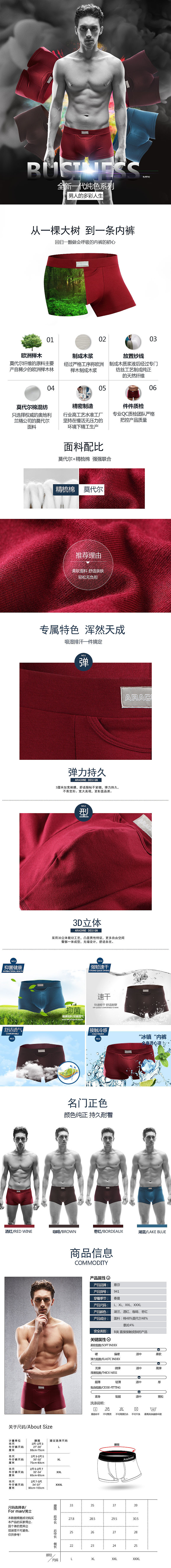 男士内裤详情页（图ZNDg2NjQ5NzI=） - 其他平面 - 站酷设计师零度空间Zero原创素材 - 站酷ZCOOL