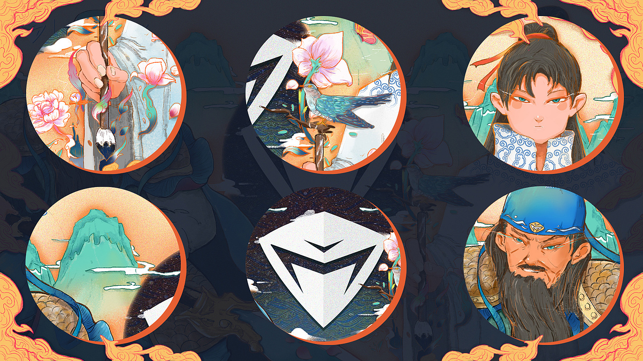 "文武双全"——国潮机械师创物者插画设计（图ZMTg0MzQ2NzIw） - 商业插画 - 站酷设计师云卷和云舒原创素材 - 站酷ZCOOL