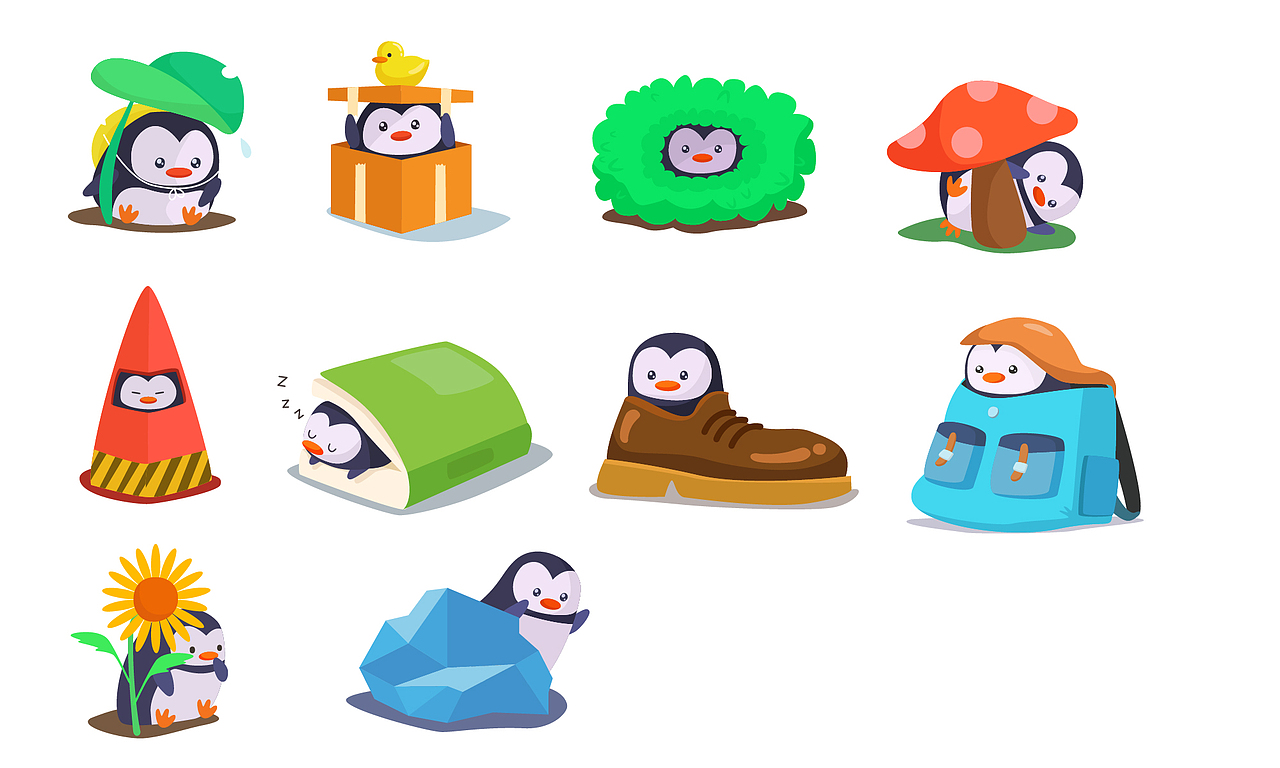 企鹅萌萌IP形象延展