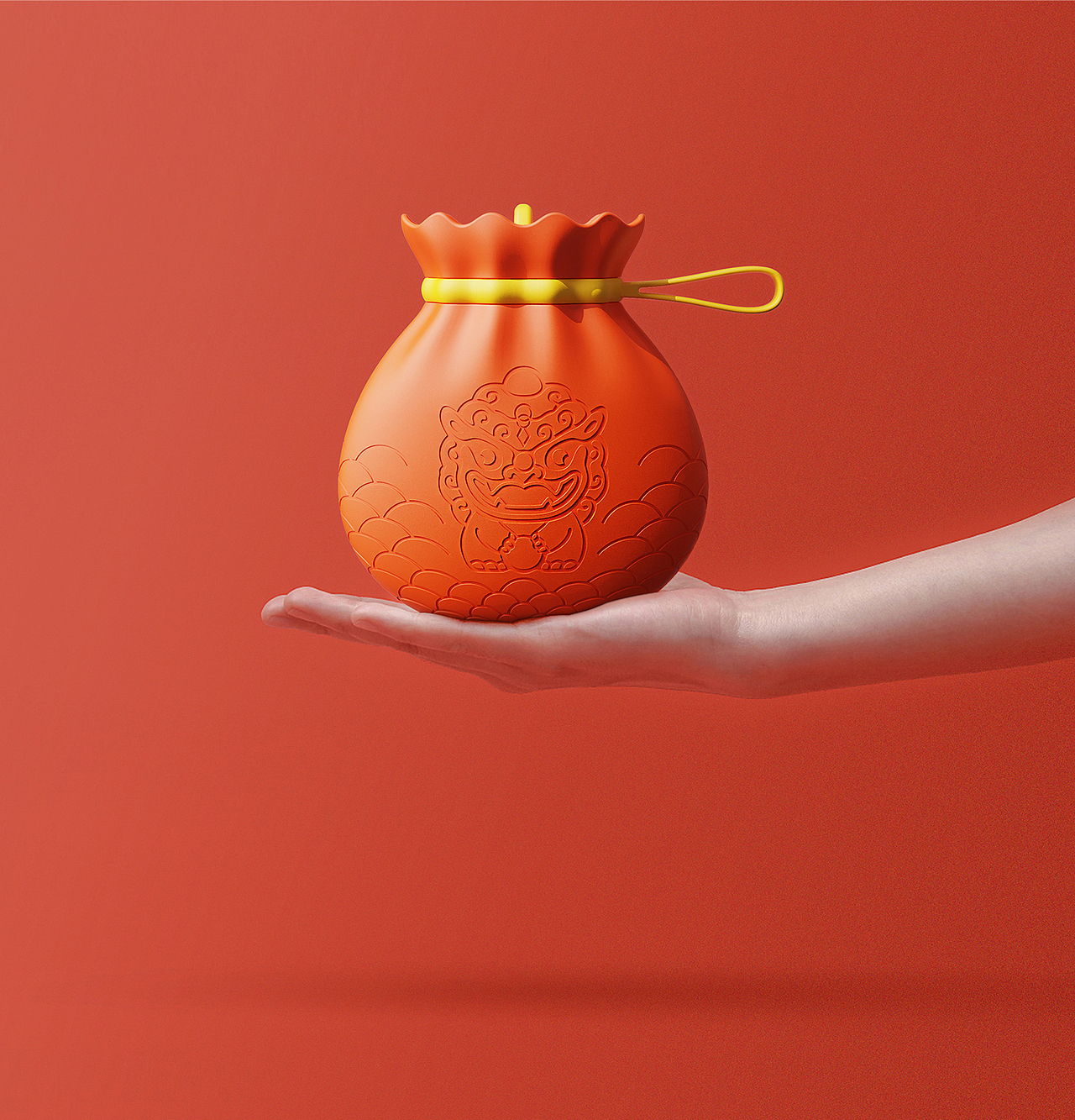 瑞狮香囊暖水袋