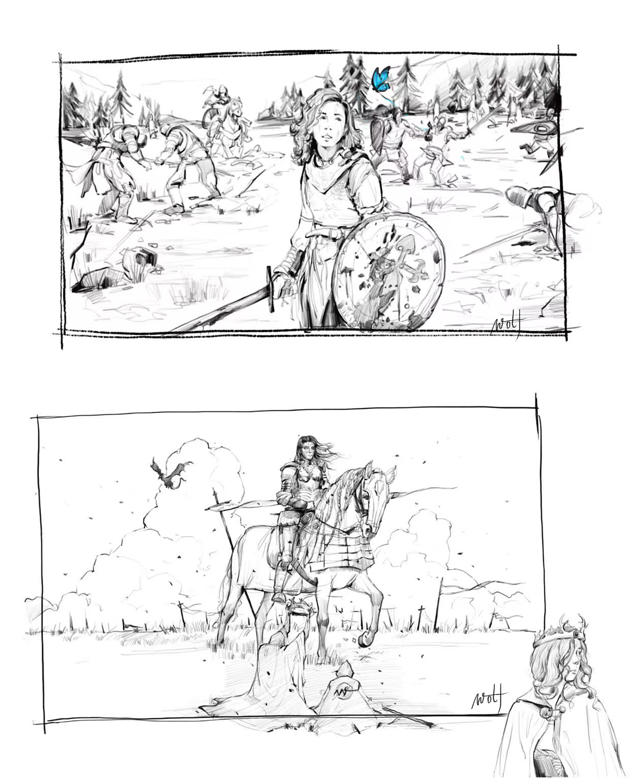 最近的一些故事板和摸鱼