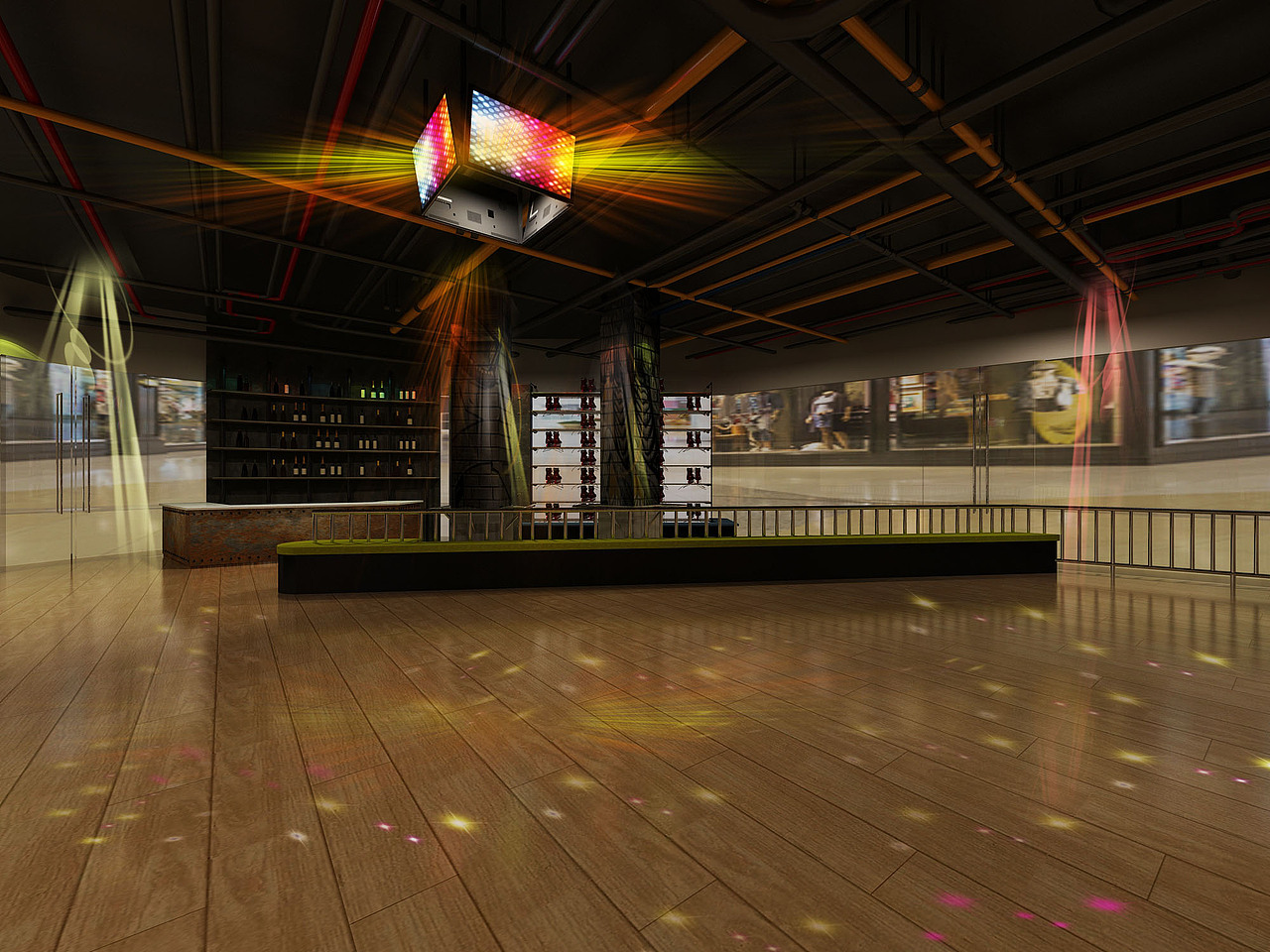 1992效果图-工装溜冰场效果图案例